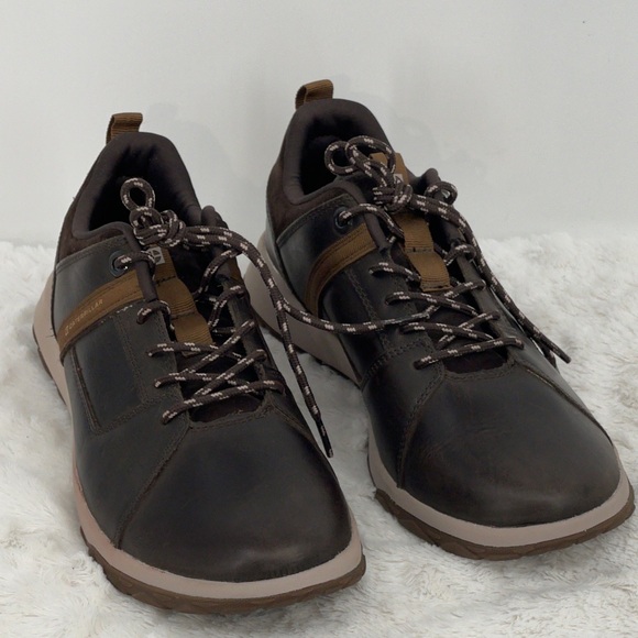 Caterpillar Shoes - CATERPILLAR WOMENS SIZE 10.5 Brown Leather Casual Shoes UNISEX MENS 8.5